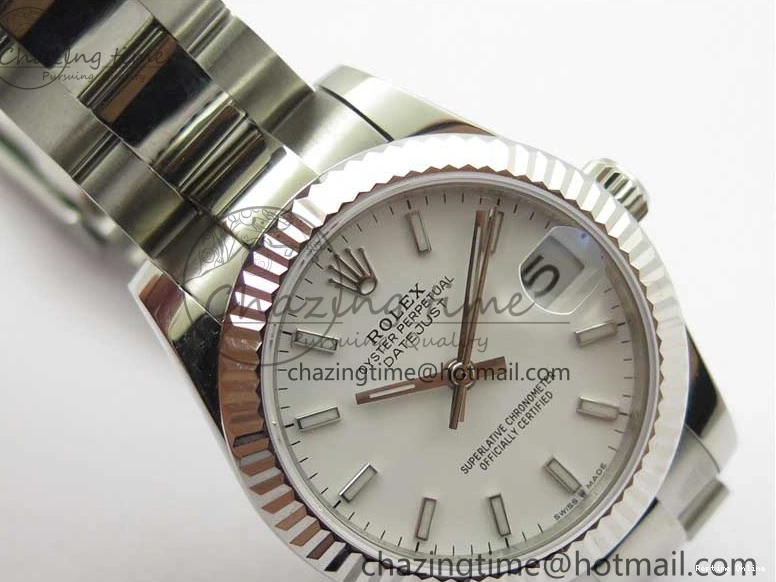 1223 Datejust 31mm 278271 SS BP Maker Best Edition White Sticks Marker Dial on Oyster Bracelet Attractive 2757